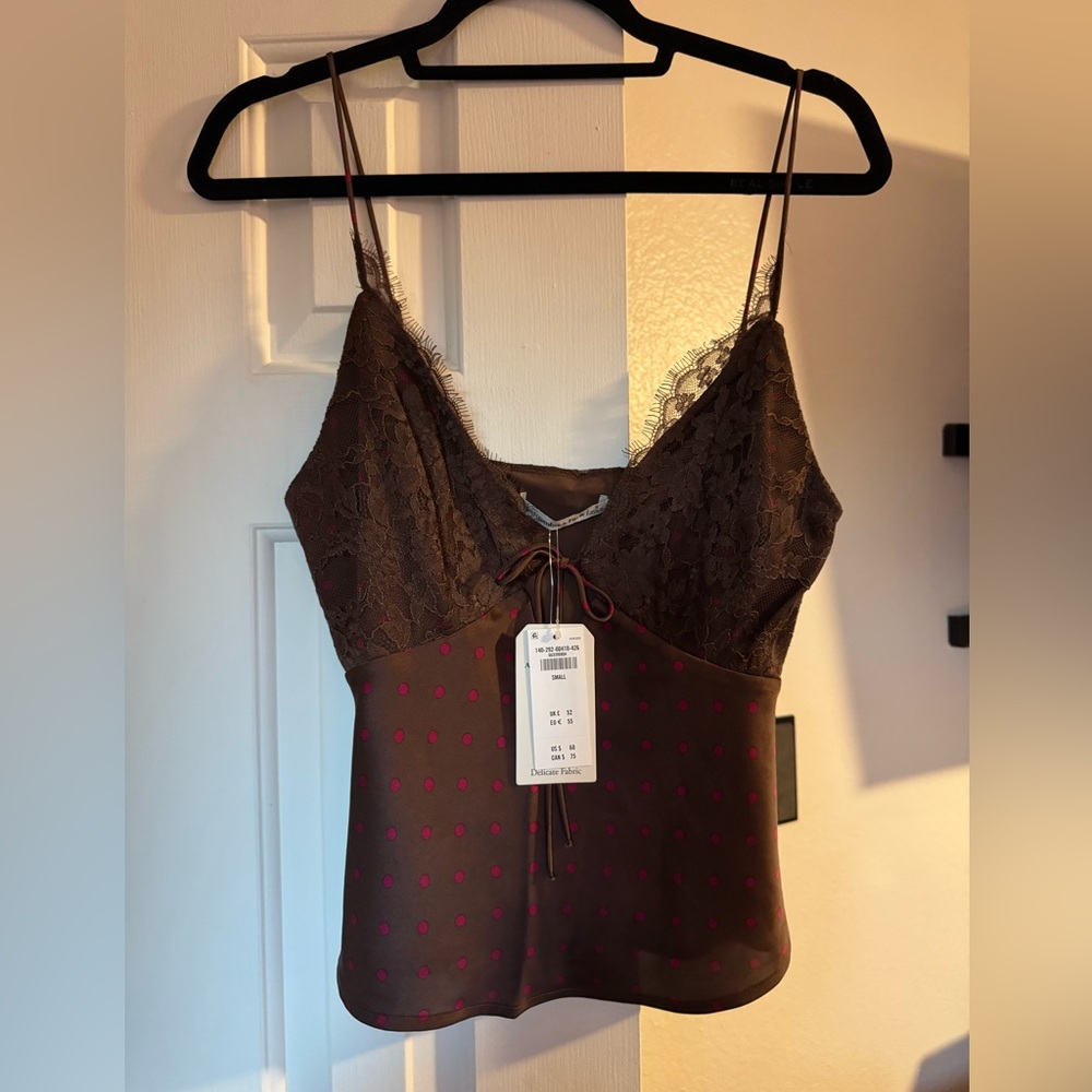 Abercrombie & Fitch Bella tie-front cami